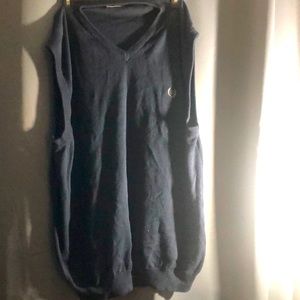 Chaps sweater vest navy
